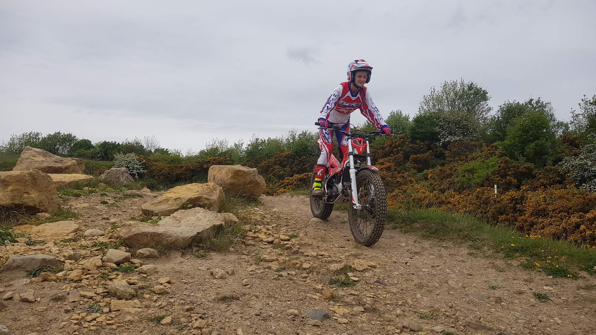 Trials Bike Practice KNE Karting North East