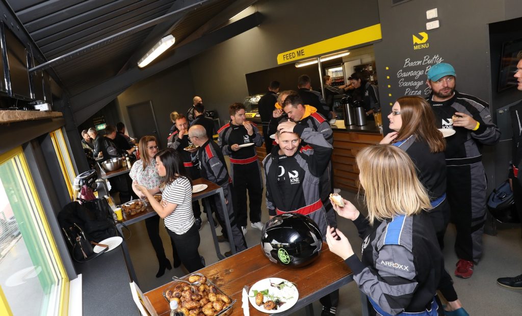corporate event catering at Karting North East